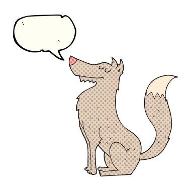 çizgi roman konuşma kabarcık karikatür kurt