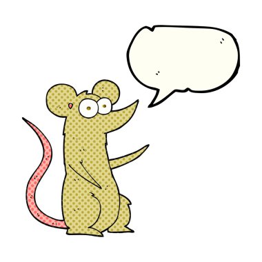 çizgi roman konuşma kabarcık karikatür fare