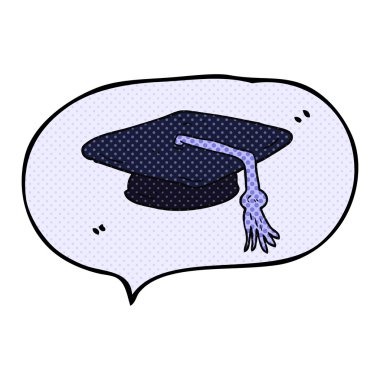 çizgi roman konuşma kabarcık karikatür mezuniyet kap