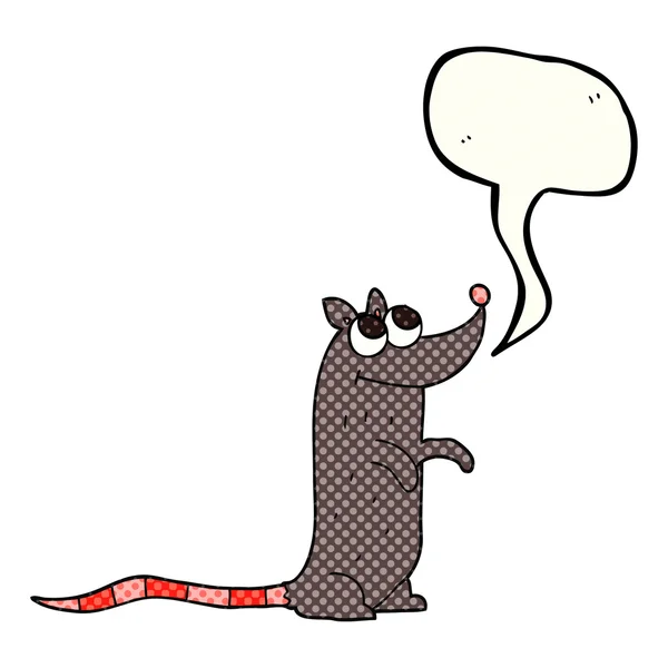 Мультяшная крыса из комиксов — стоковый вектор
