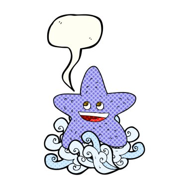 çizgi roman konuşma kabarcık karikatür denizyıldızı