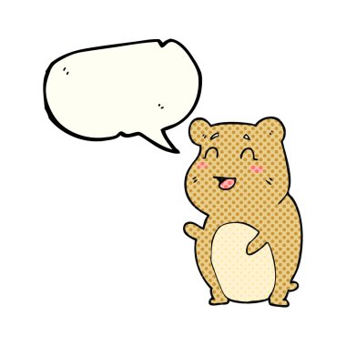 çizgi roman konuşma balonu karikatür şirin hamster