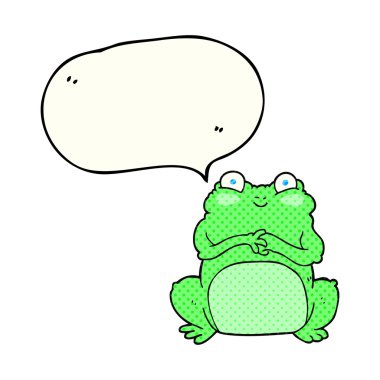 çizgi roman konuşma kabarcık karikatür komik kurbağa