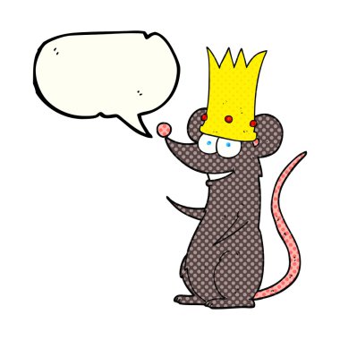 çizgi roman konuşma kabarcık karikatür fare Kral