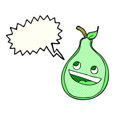 çizgi roman konuşma kabarcık karikatür armut