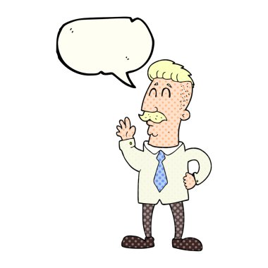 çizgi roman konuşma kabarcık karikatür office adam sallayarak