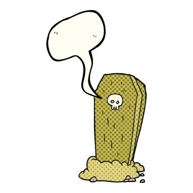 çizgi roman konuşma balonu çizgi film ürkütücü tabut