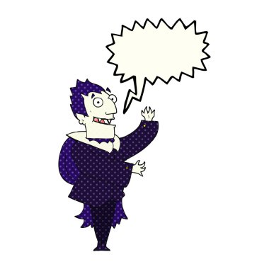 çizgi roman konuşma kabarcık karikatür vampir