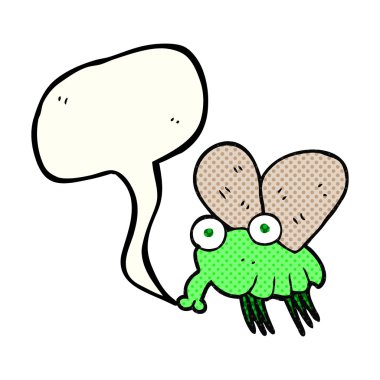 çizgi roman konuşma kabarcık karikatür sinek