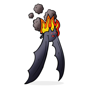 Çizgi Film ürkütücü bat