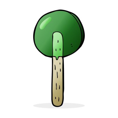 çizgi film illüstrasyon lolipop