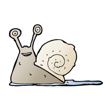 salyangoz karikatür çizimi