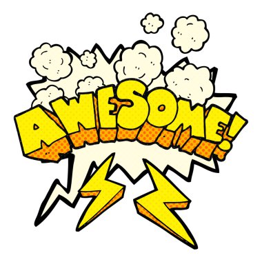 çizgi roman konuşma kabarcık karikatür kelime harika