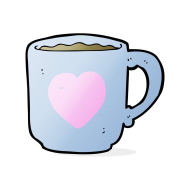 çizgi film kahve fincanı.