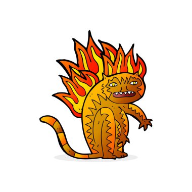 Kaplan parlak yanıyor.