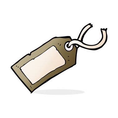 karikatür Bagaj etiketi