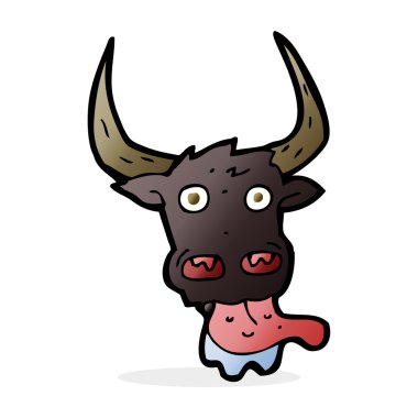 karikatür inek yüzü