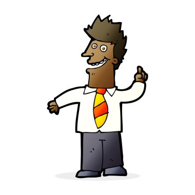 İyi bir fikri olan çizgi film adamı.