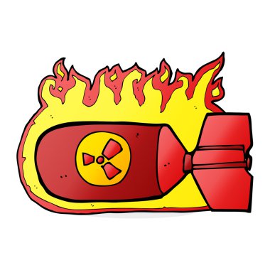 karikatür nükleer bomba