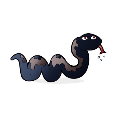 Yılan karikatür çizimi