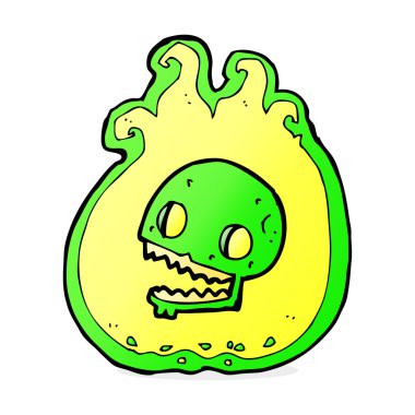 karikatür cadılar bayramı alev sınırı