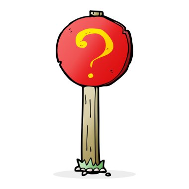 çizgi film soru işareti iletisi