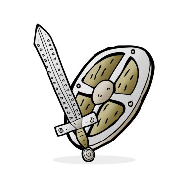 kalkan karikatür çizimi