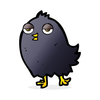 komik karikatür kuş