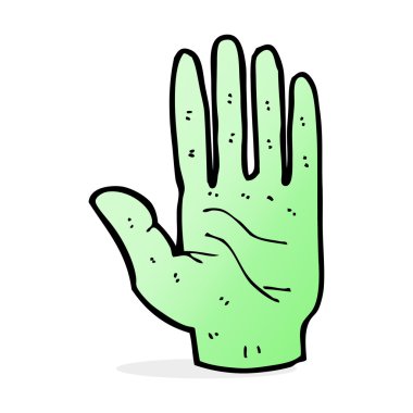 çizgi film zombi el