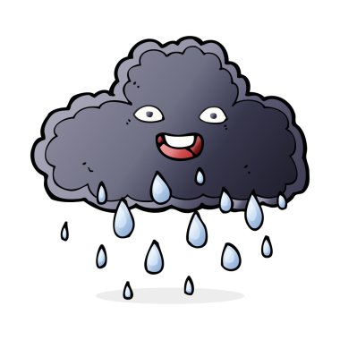 Karikatür Çizim raincloud