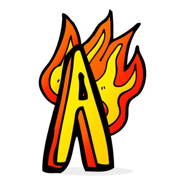 çizgi film yanan mektup