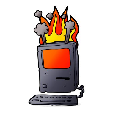 çizgi film eski bilgisayar