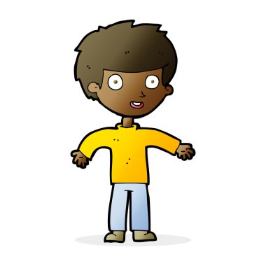 mutlu bir adam çizgi film