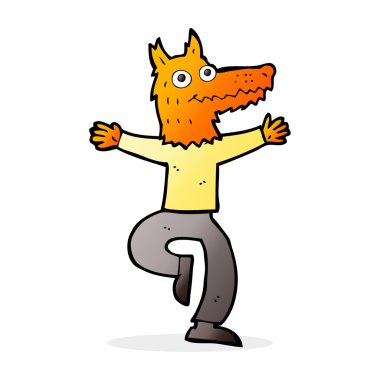 karikatür fox adam