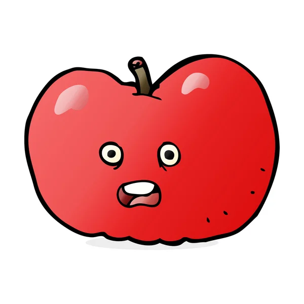 Cartoon afbeelding van apple — Stockvector