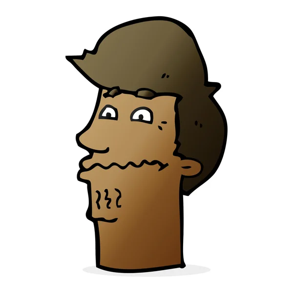 Cartoon nerveuze man — Stockvector