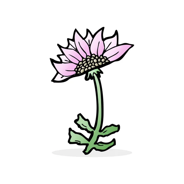 Desenho animado ilustração flor — Vetor de Stock