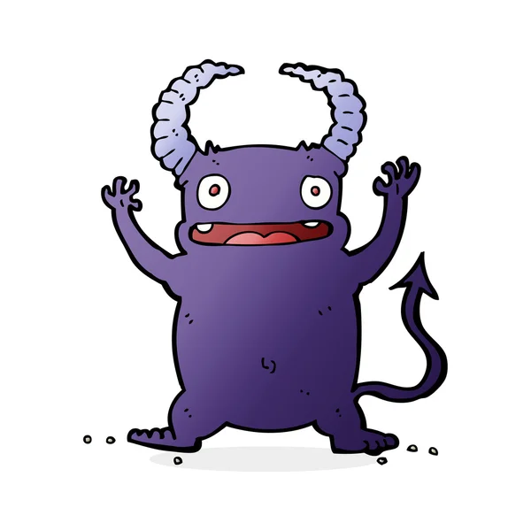 Dibujos animados pequeño diablo — Vector de stock