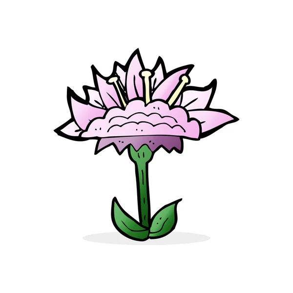 Мультяшна ілюстрація квітки — стоковий вектор