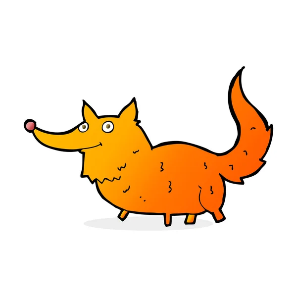 Pequeño perro de dibujos animados — Vector de stock