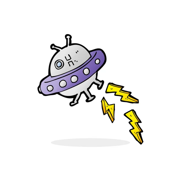 Cartoon-Illustration Ufo — Stockvektor