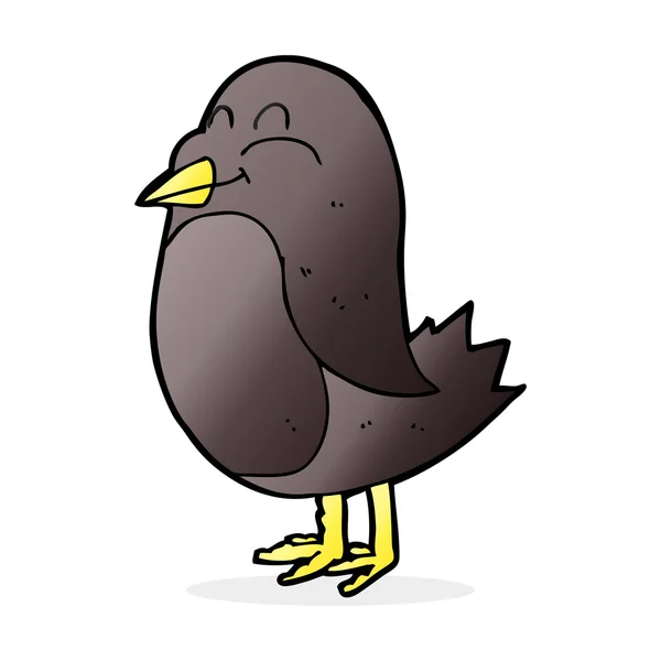 Tecknad bild på fågel — Stock vektor