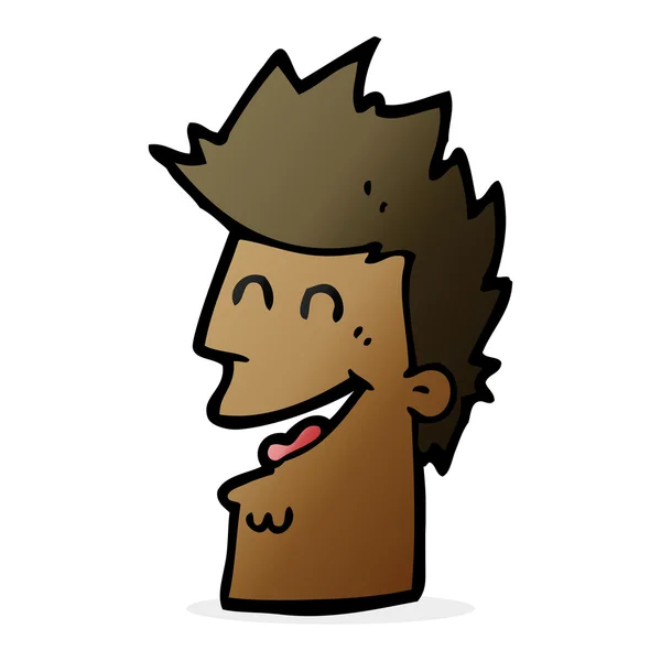 Cartoon gelukkig man — Stockvector