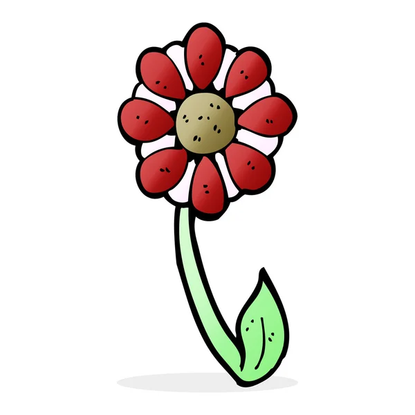 Cartoon-Illustration der Blume — Stockvektor