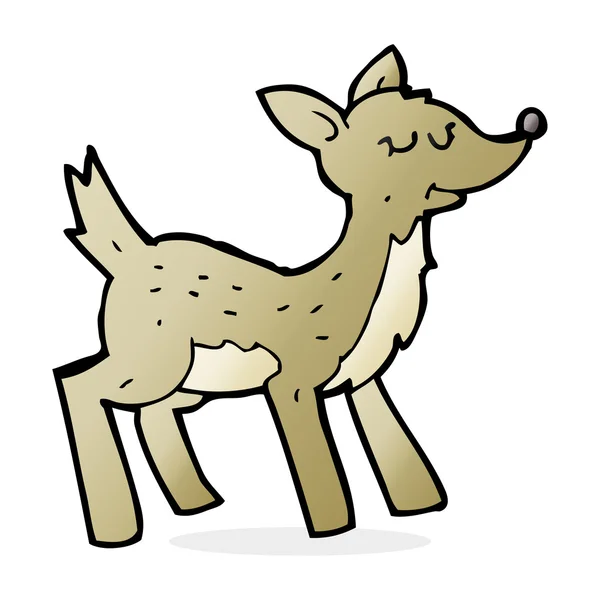 Милый мультяшный олень — стоковый вектор