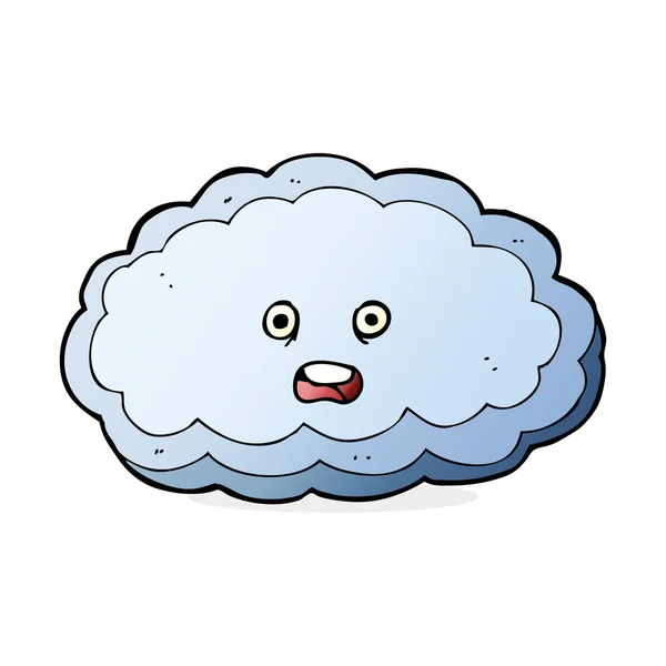 만화 장식 구름 — 스톡 벡터