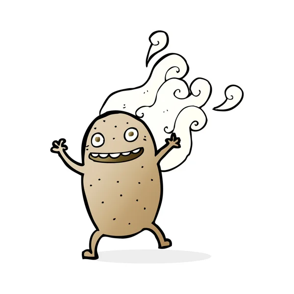 Kreskówka szczęśliwy ziemniaków — Wektor stockowy