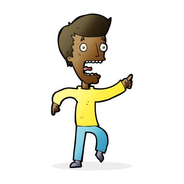 dehşete adam çizgi film