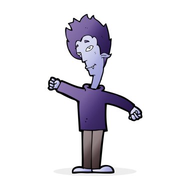 çizgi film vampire adam