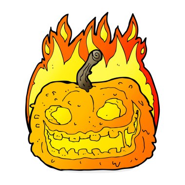 Çizgi Film ürkütücü kabak